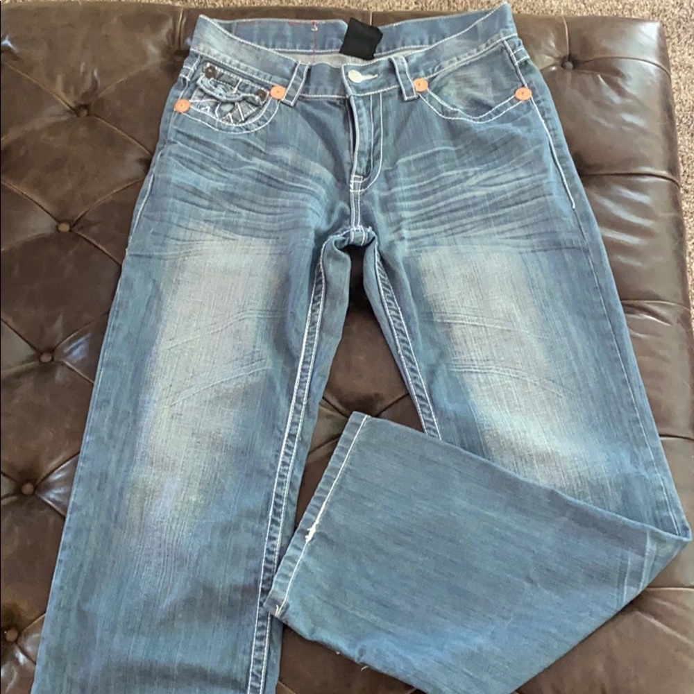 True religion men’s jeans.